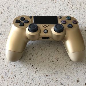 Other Gold Ps4 Controller Poshmark
